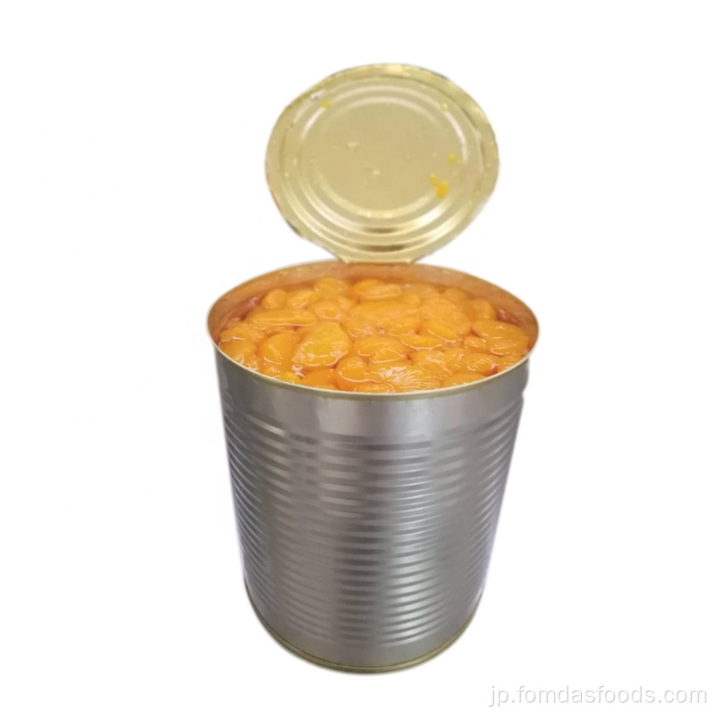 3000G卸売缶シロップの中のオレンジ色のセグメント