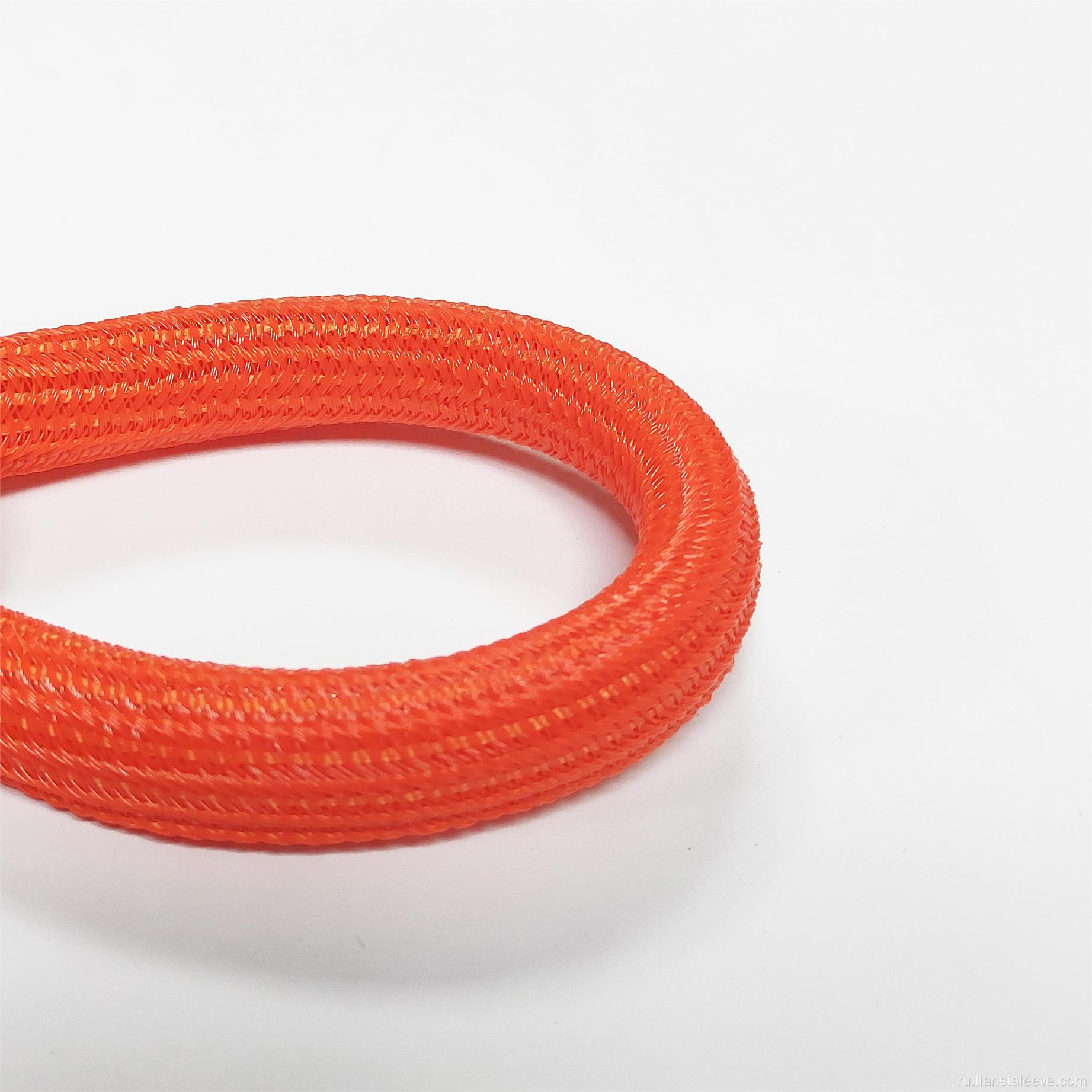 Оранжевый настраиваемый для домашних животных кабельный рукав