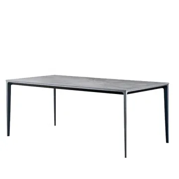 Modern Minimalist Factory-Direct Slate Rectangle Dining Table