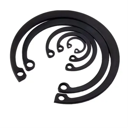 High-Quality M200 Black Spring Steel Snap Rings and Retaining Rings for Holes