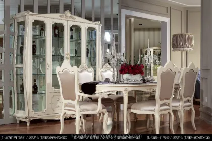 Antique Luxury Solid Wood Wardrobe for Home