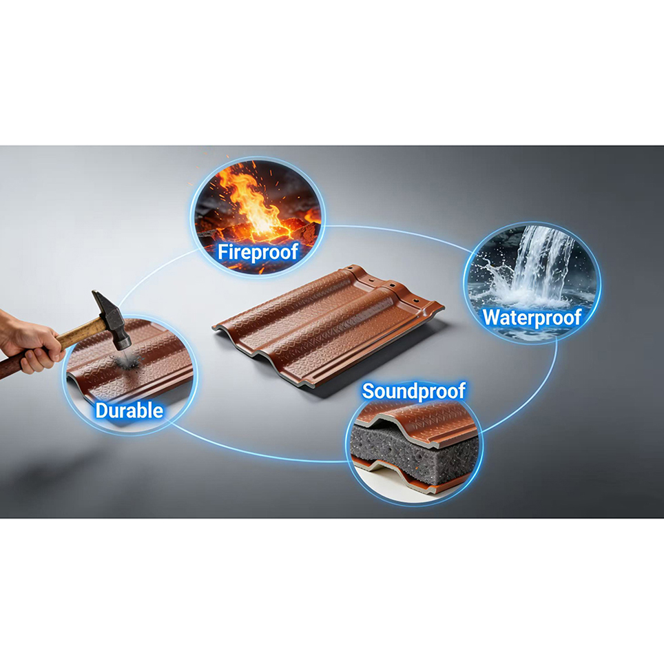 2fde07ASA PVS Synthetic resin tiles advantages