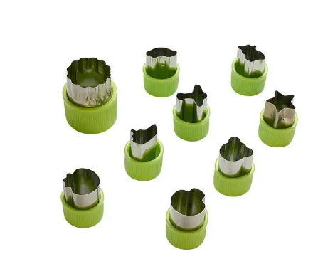 Cute Cartoon Christmas Cookie Cutter Mold with Holder