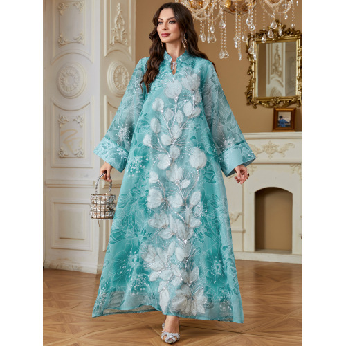 لباس گلدار Abaya Jalabiya برای زنان