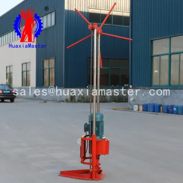 Borehole electric geological drilling machine QZ-2A lightweight core sampling drill rig