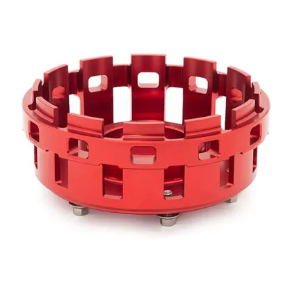 Aluminum Billet Clutch Basket CNC Services for Motorcycle Parts