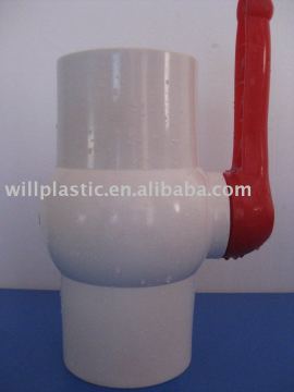 Plastic ball valve