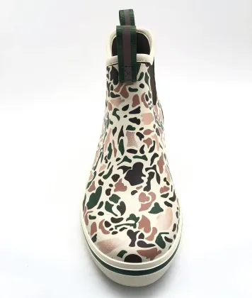 ATM Women Ankle Rain Boots, Rubber Fishing Deck Boots, Garden Boots for Women Waterproof