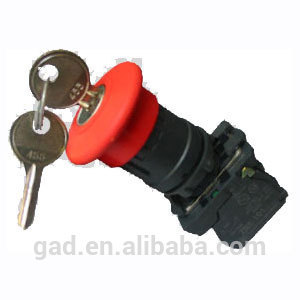 GB5-AS145 CNGAD GB5 series red mushroom switch with key