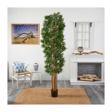 Linwoo Hot Hot Handmade Artificial Bamboo Tree para decoración de la oficina