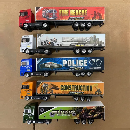 New 1:87 Scale Metal Transport Die Cast Car Container Truck Toy Cars for Promotional Gifts