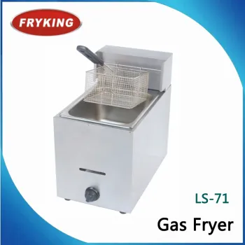 Wholsale stainless steel fryer gas deep fryer commercial