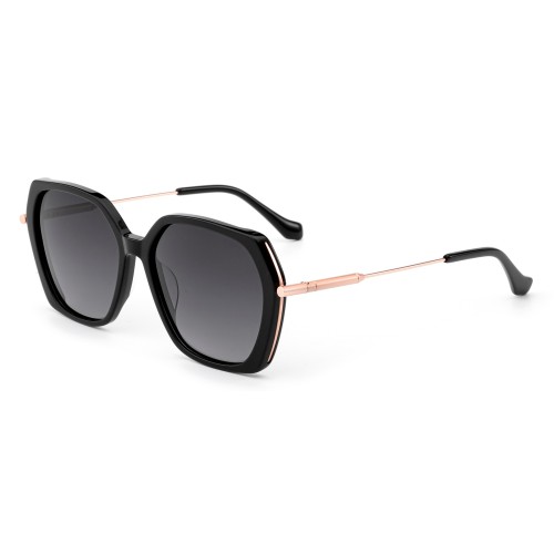Modern oversized acetate shades