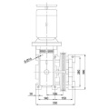 YJF100K Goods Elevator Traction Machine