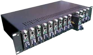 14 Slot Fiber Media Converter Chassis, High Quality 14 Slot Fiber Media ...