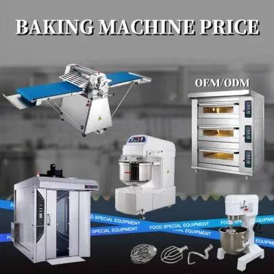Hot Air Rotating Gas Convection Bakery / Bread Baking Oven in Food Machine