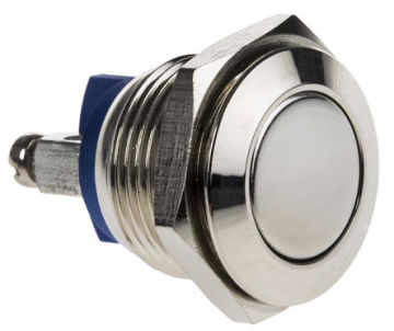 22mm metal push button switch with waterproof IP67 momentary/latch with/without LED Manufacturer China.