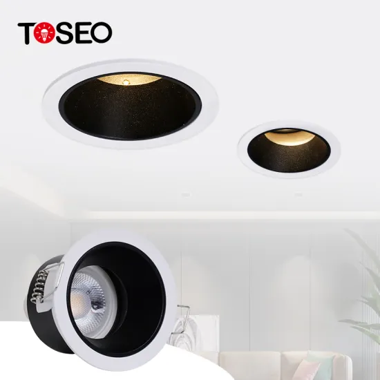 Commercial Hotel Anti-Glare Dimmable Ceiling Light: Round Recessed Downlights