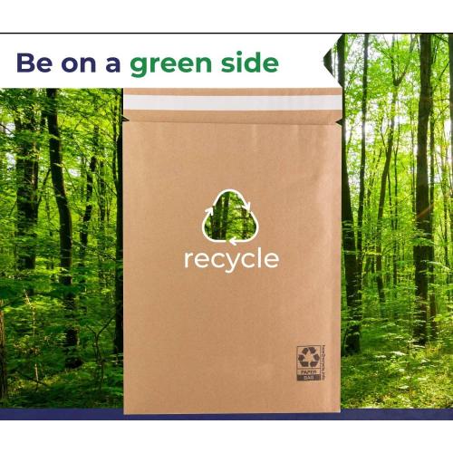 100% resirkulert tilpasset papir honningkake polstret mailer for transport