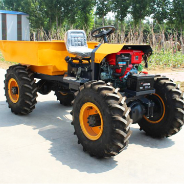 Weifang Mini Farm Dumper: New/Used 1.0 Ton 4x4 Track Wheel Drive with Engine, Pump, Gear and Bucket Loader Components
