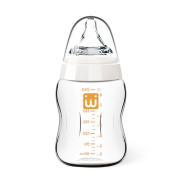 Wide Leher Glass Feeding Bottle Botol Perawatan