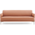 Silla de sofá salón en espesor de cuero suave