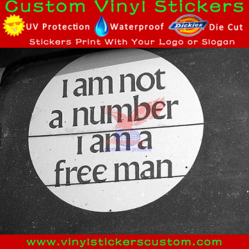 Custom printed best price Unique car body side sticker design