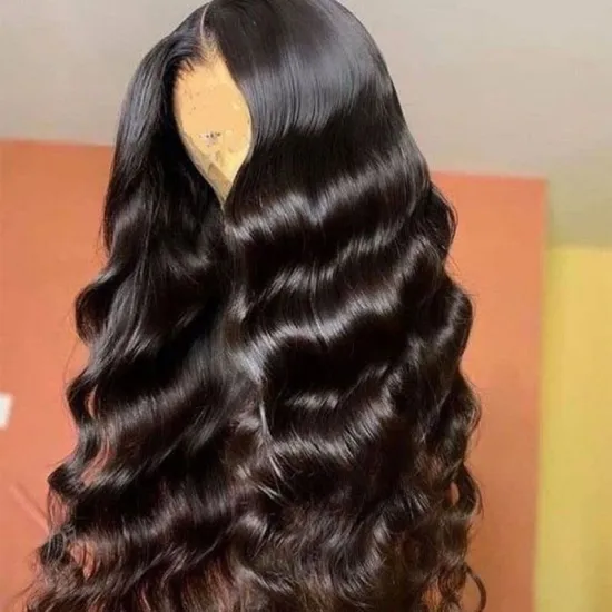 Cheap Human Hair Wigs For Black Women Brazilian Virgin Cuticle Aligned Human Hair 13x4 Lace Front Wig Loose Wave Hot Sale