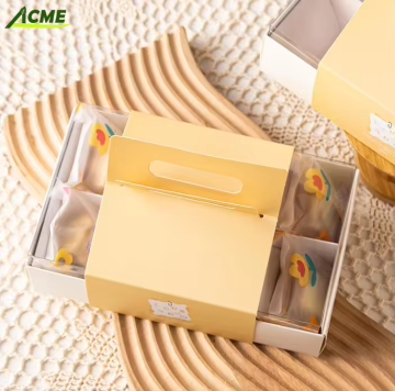 Newest Design Custom Logo Eco-Friendly Cake Boxes with Window