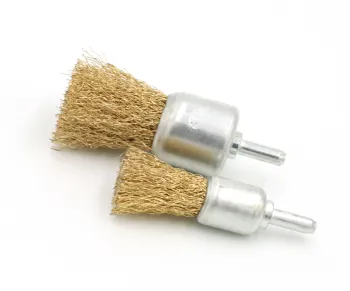 Industrial Copper Rust Removal: Curved Wire Pen Brushes and Polishing Tools