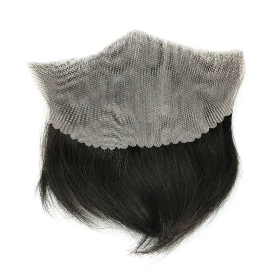 Top Quality Human Hair Men Topper Cheap Toupee Hairpiece Toppee Wig Replacement closure