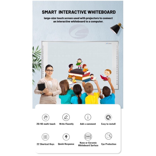 102 inch IR touch interactive electronic whiteboard