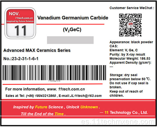 V2GEC Research Grade Titanium Carbide 2 dimensional