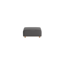 Luxury Real leather Ottoman upholstered stool ottoman