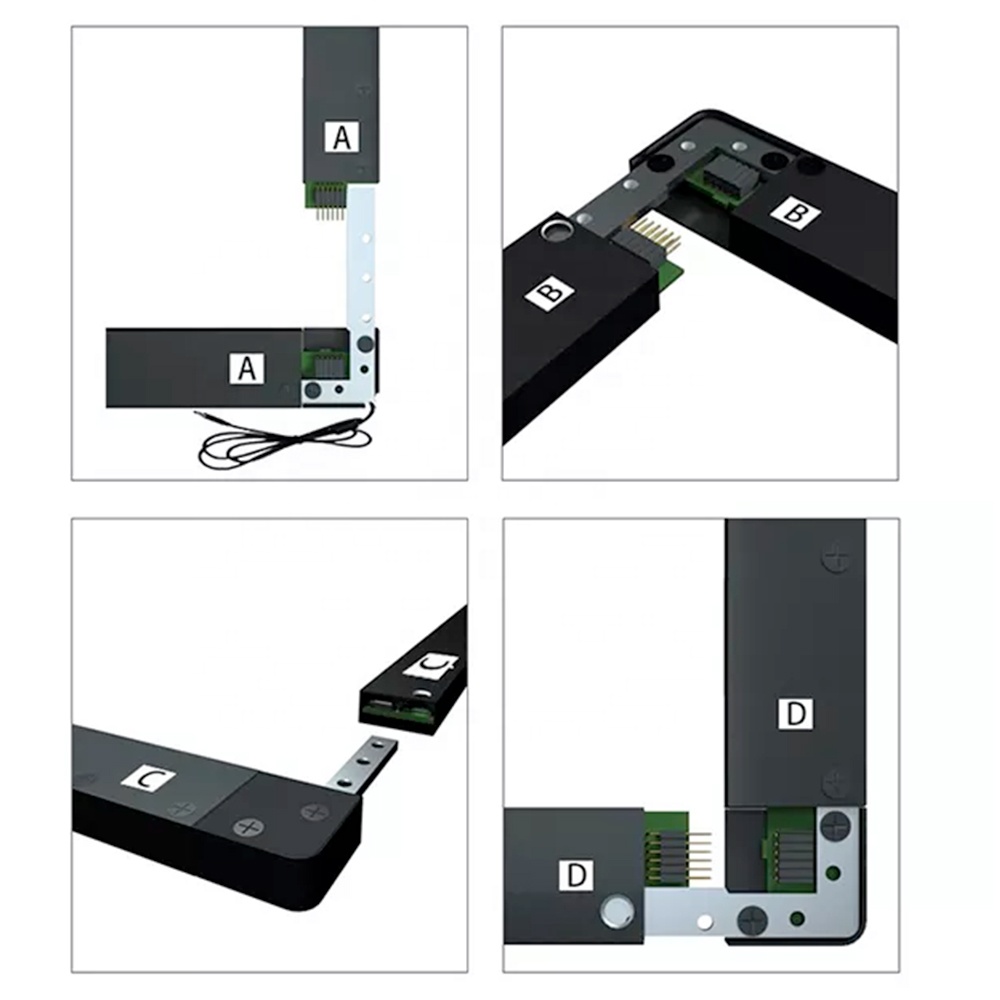 Cheaper Price 40 touch points IR touch screen panel overlay kit 42 inch Infrared touch screen frame6