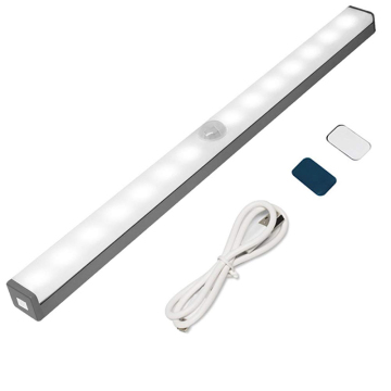 LED ricaricabile wireless sotto le luci dell'armadio per cucina, camera da letto e armadio