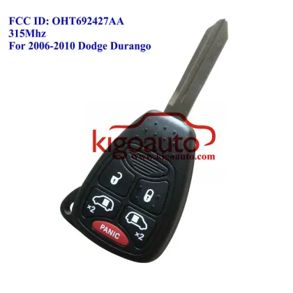 OHT692427AA 5button 315Mhz remote head key for Dodge Durango