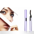 1pc Purple New Electric Pen Style Heated Eyelash Curler Natural Long-lasting Eye Lash Curler Makeup Curling Kit For Women