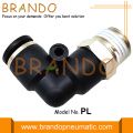 PL 90 Degree Plastic Elbow Pneumatic Hose Fitting