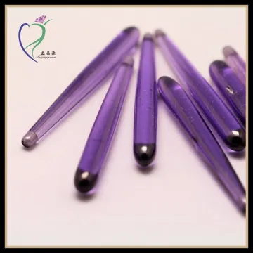 Wholesale Wuzhou teardrop cut violet precious stone for jewelry