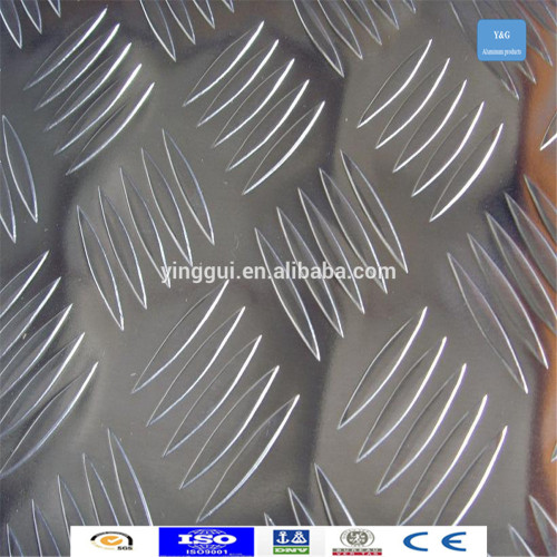 Supply custom size 6063 aluminum checkered plate sheet