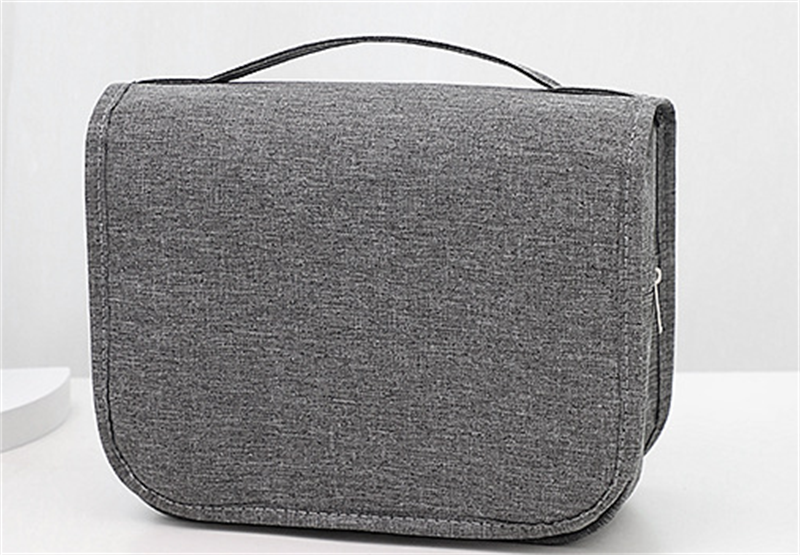 Waterproof Good Wear Resistance Gray Toiletry Bag