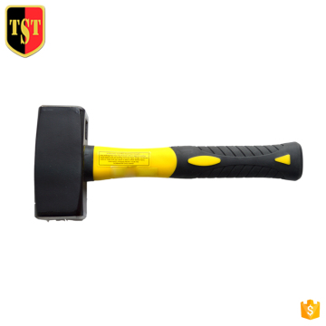 China Manufacturer 1000g Fiberglass Club Stone Sledge Hammer Factory