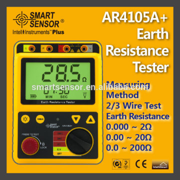 Digital Earth Resistance Meter AR4105A Smart Sensor
