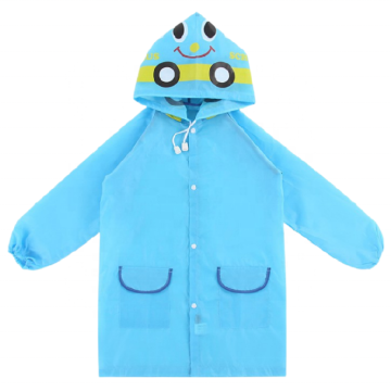 Raincoat Cartoon: Waterproof, Reflective, and Safe Outdoor Kids Rain Coat for Camping