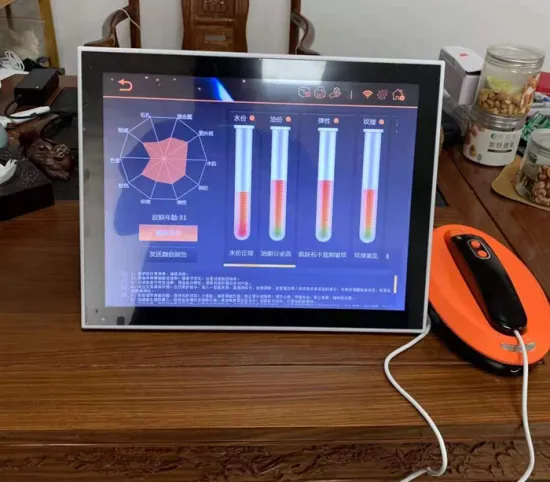 2021 best selling touch screen professional skin analyzer machine