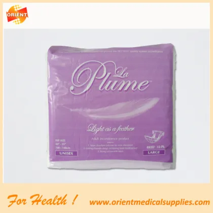 Disposable soft adult diapers