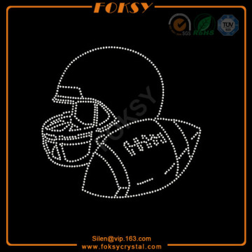 Football helmet iron on motifs wholesale