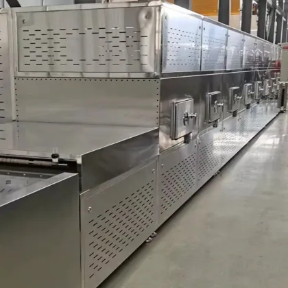 Stainless Steel Conveyor Belt Microwave Dryer & Sterilizer for Herbs and Mint Leaves: Easy Operation and High Efficiency
