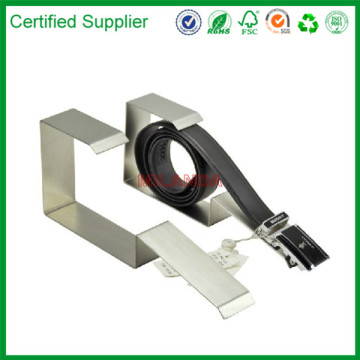 leather belt display stand, stainless steel belt display (M-10486)